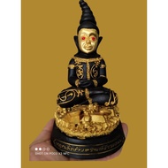 7" Height Golden Face Phra Ngan Bucha 金脸帕婴王供奉金身 LP Thongpan Wat Bankam Plakhow BE 2552