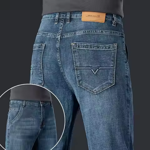 New Autumn Winter High Waist Wide Leg Jeans Korean Trendy Baggy Vintage Straight Vaqueros Loose Deni