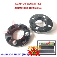 Tire Adapter 5X114.3 30Mm Thickness Spacer Adapter for Innova Xtrail Car