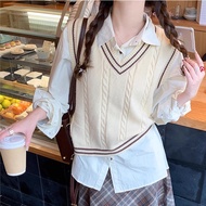 winter jacket woman jacket woman autumn jacket woman Preppy Style Wool Vest - Early Autumn Outerwear