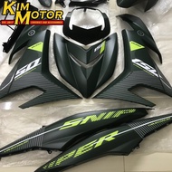 COVERSET Y15 V1 V2 ORIGINAL VELOZI SNIPER MATT GREEN STICKER TANAM