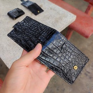 Ví KẸP TIỀN size nhỏ 8.5*11.5 cm. Da bụng cá sấu mềm mịn!