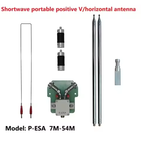P-ESA Dipole Antenna HF Shortwave Antenna Finished 7M-54M Positive V Antenna