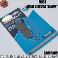 BENDIX MD53 FRONT BRAKE DISC PAD FOR CB110/CB125L/CB250R/GIXXER FI/RAIDER 150 FI (CB005KRB)