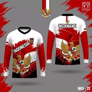 jersey garuda indonesia lengan panjang kaos garuda custom kaos olahraga