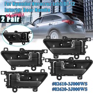 [stennpj1]4X Car-Styling Interior Door Handle Left Right Side for  Veracruz Ix55 2007-2012 82610-3J0