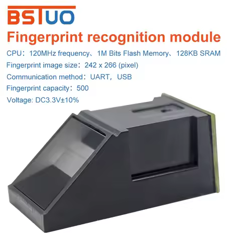 Enroll Process Fingerprint Recognition Module, Collector Fingerprint Sensor Reader 3000 User Optics 