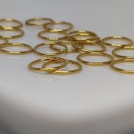 plain gold adjustable valayam mukuthi/gold nose ring/subang hidung emas