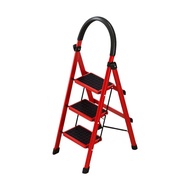 JIJI.SG Basic Ladder, Red (3 Steps)