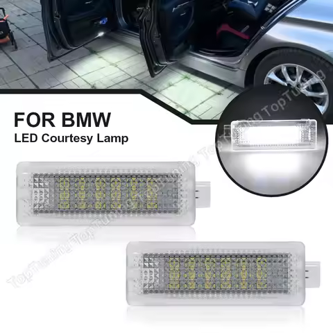 LED Door Lights Warning Lamp For BMW E70 F01 F02 X3 E90 E91 E92 E81 E83 E86 Z4 For MINI COOPER R50 R