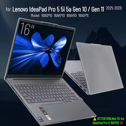 Matte Hard Shell for 2025-2026 Lenovo IdeaPad Pro 5 5i 5a 16" Gen10 / Gen11 Laptop Case Anti‑Scratch