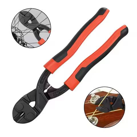 8 inch Mini Bolt Cutter Heavy Duty Wire Cutters with Ergonomic Handle CR-V Steel Blade for Cutting S