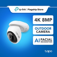 TP-Link Tapo C560WS 4K 8MP Outdoor Pan/Tilt AI Facial Recognition CCTV Starlight Color Night Vision 