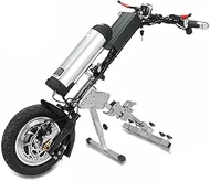 Lightweight for home use Electric Attachable Handcycle Wheelchair 12" 48V 350W Tyre handcycle wheelchair Electric Handcycle Scooter for Wheelchair Handbike Wheelchair +10A Battery for elderly