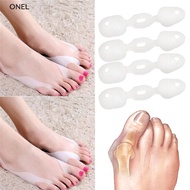 on Transparent Silicone Gel Bunion Big Toe Separator Foot Protector Massager my