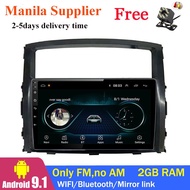 9inch Android 9.1 Car GPS Navigation Head Unit Screen Monitor for Mitsubishi Pajero 2006-2011