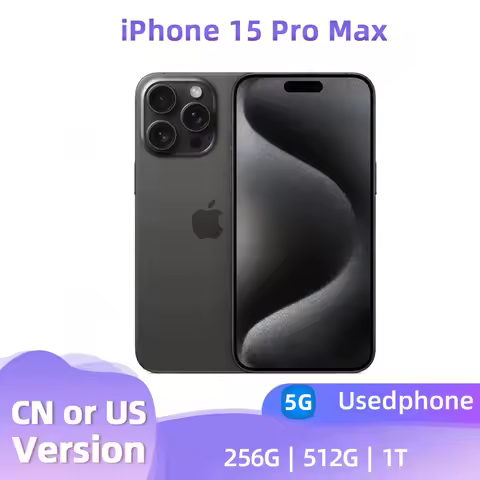 Apple iphone 15 Pro Max 5G 6.7'' 256GB/512GB/1T ROM A17Pro Bionic Chip iOS17 All Colours in Good Con