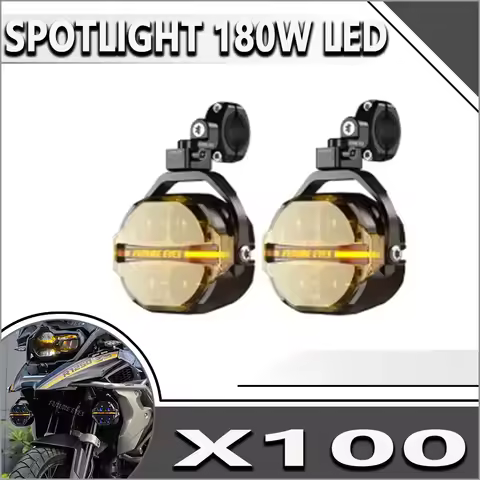 FUTURE EYES X100 ADV Spotlight New Motorcycle accessory part Auxiliary Spotlight 180W LED Through Ru