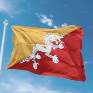Bhutan Country Flag Bhutan Flag/