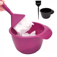 1Set Professional Hair Dye Color Brush Bowl Dye Mixer Hair Tint Dying Coloring Mixing Bowls Hairdres