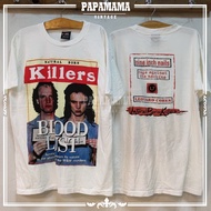 Natural Born Killers BLOOD LUST 1994 T-Shirt Vintage เสื้อวินเทจ เสื้อหนัง บลัดลัสท์ papamama vintag