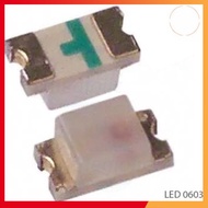 [100 Pieces]- White LED 0603 Transparent SMD Stickers Shop