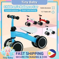 Balance Bike For Kids Toys For Boy/Girl Mini Bike For Baby Toddler With 4 Wheels Kids Scooter