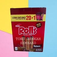Nabati Rolls Wafer Stick Richoco 126gr - 1 BOX