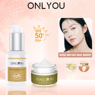 【BPOM】ONLYOU MAKEUP 2PCS PAKET ONLYOU  Sunscreen Cream Wajah SPF 50+ONLYOU Whitening Moisturizer Glo