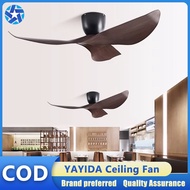 YAYIDA ceiling fan 38/52 inch ABS blade DC remote control silent energy-saving electric fan