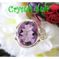 Silver Ring + Amethyst (SKU-0808)