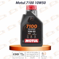 Motul 7100 10W50 High Quality Synthetic Oil for Manual Vehicles, Clutch Scooters, PKL Moto