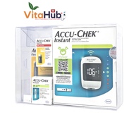 Accucheck Accu-Check Instant Set เครื่องตรวจวัดระดับน้ำตาล (แถม แถบแผ่นตรวจ/เข็มเจาะ/ปากกาเจาะปลายนิ