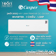 [LẮP 0Đ HCM/HN] Máy lạnh/ Điều hòa Casper PrimeAir Inverter 1 chiều 1.5HP QC-12IU36A - Chính hãng - 