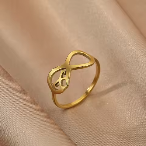 Kinitial Shadowhunter Runes Ring Stainless Steel Angelic Power Rune Ring Infinite Jewelry Celtic Run