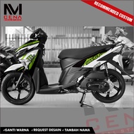 Sticker Decal Soul GT 125 Full Body, Sticker Mio Soul GT 125 Striping Soul GT 125 MONSTER