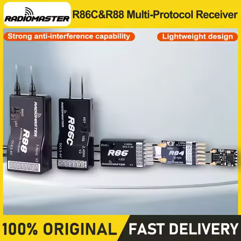 Radiomaster Receiver R81 R84 R86 R86C R88 4CH 6CH 8CH Receptor SBUS RSSI for FRSKY D8 D16 TX16S SE R