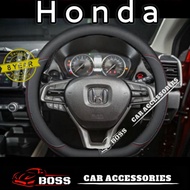 Honda City CRV 2024 6th Civic FE Jazz Accord WRV BRV HRV CRV Odyssey Nappa Leather Steering Cover St