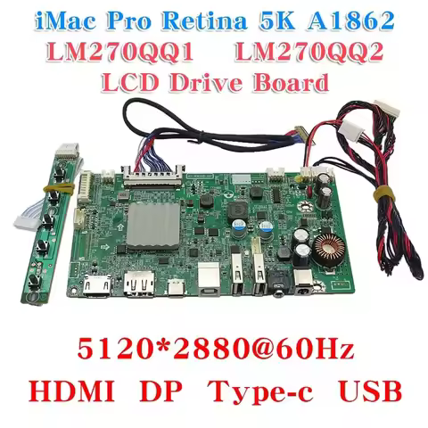 StoneTaskin JRY-W9CUHD-AA1 For iMac 5K A1419 LG Display LM270QQ1/QQ2 Driver Board DP HDMI2.0 60HZ 10