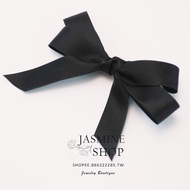 [Jasmine Shop] jisoo jisoo Same Style Black Bow Hair Clip Hair Accessories