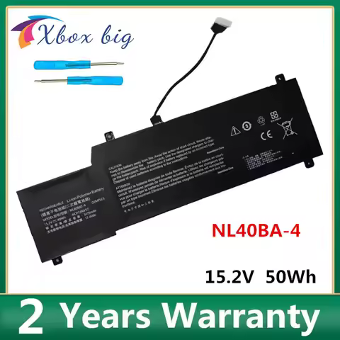 NL40BAT-4 15.2V 3175mAh Laptop Battery For Getac Machenike Machcreator-A 4ICP7/60/57 Li-Polymer Rech