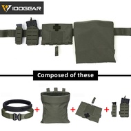 IDOGEAR 2 Inches Tactical Belt Laser Quick Release Metal Buckle Belt Set Outer Belt + Inner Belt wit