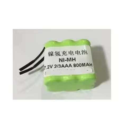 7.2V 2/3AAA Ni-MH 800MAh NIMH Rechargeable Battery Pack