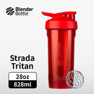 Blender Bottle Strada 按壓式Tritan運動水壺28oz/828ml-赤紅