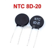 5pcs Thermistor Resistors NTC 8D 8D-20 Thermal Resistor 80-20