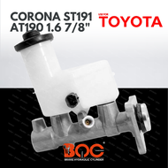 แม่ปั๊มเบรค BOC TOYOTA CORONA ST191, AT190 1.6 ขนาดลูกสูบ 7/8" แม่ปั๊ม เบรค โตโยต้า บีโอซี โคโรน่า เ