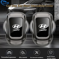 Car One Click Start Sports Car Protective Cover Decorative Stickers Car Interior Modification Metal 