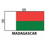 Madagascar Flag 3x5ft, Bendera Madagascar 3x5ft, Polyester