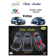 Coolmax - Semi Leather : Perodua Kelisa  ( Car Seat Cover full-set / Sarung Kusyen Kereta yg penuh d