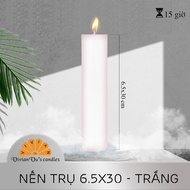 Nến Trụ Tròn VIVIAN Vivian Vus Kích Thước 6.5x30cm - Nến Nghệ Thuật Trang Trí VIVIAN